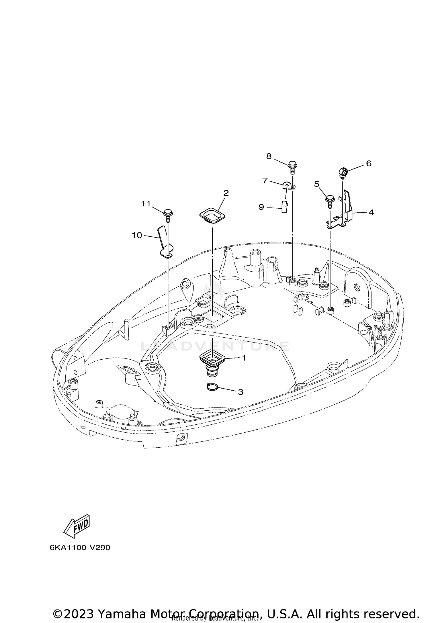 BOTTOM COWLING 4
