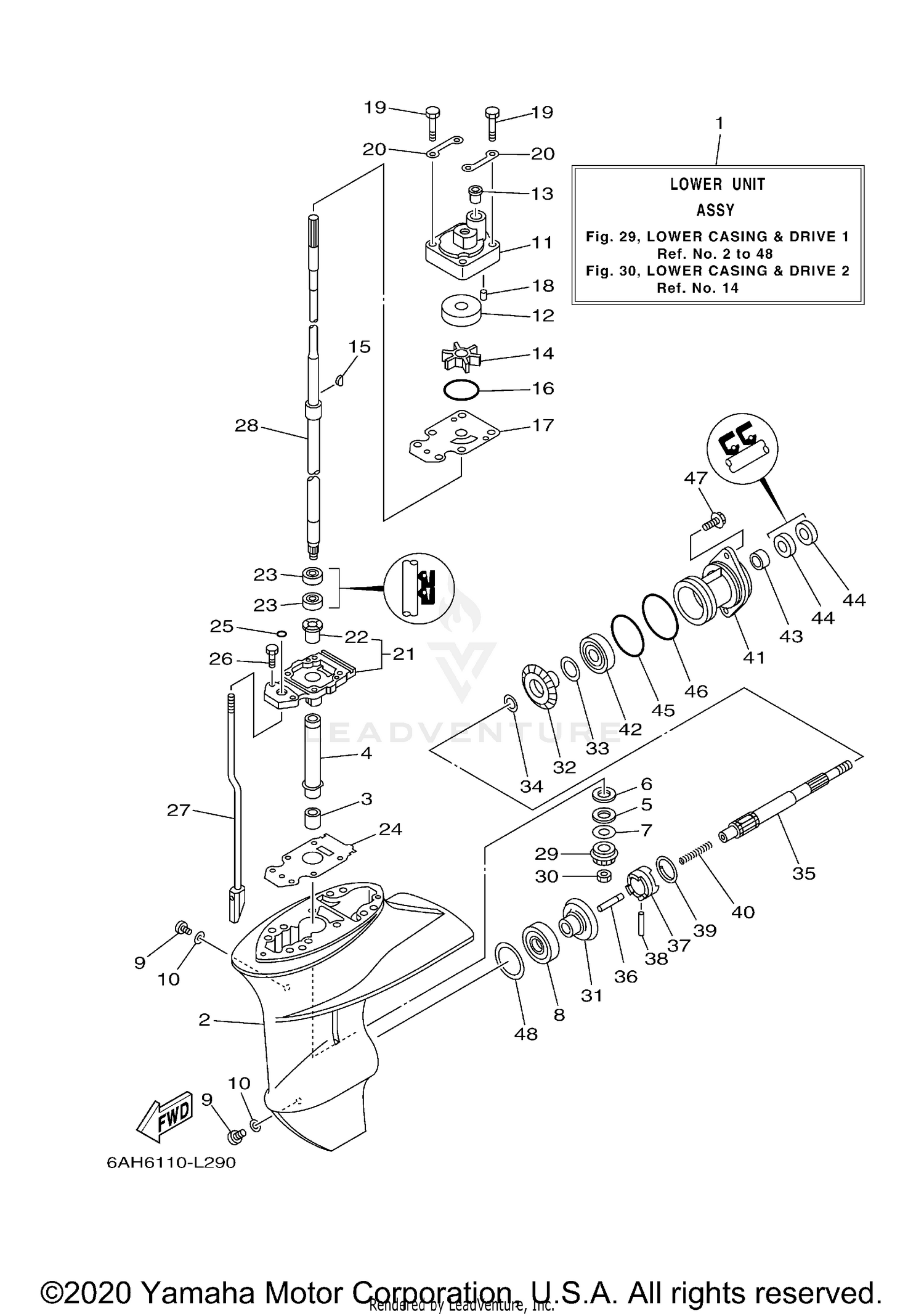 LOWER CASING DRIVE 1