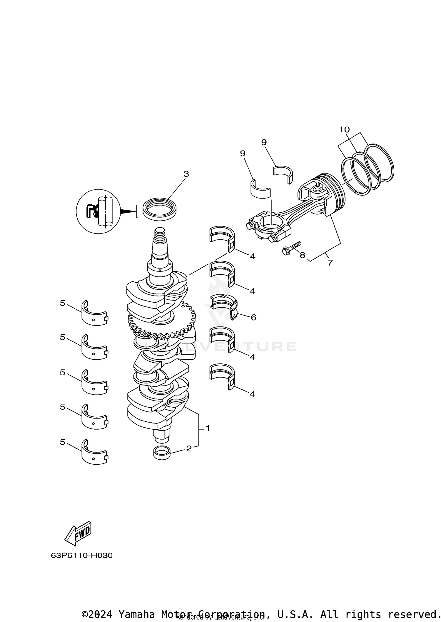 CRANKSHAFT PISTON