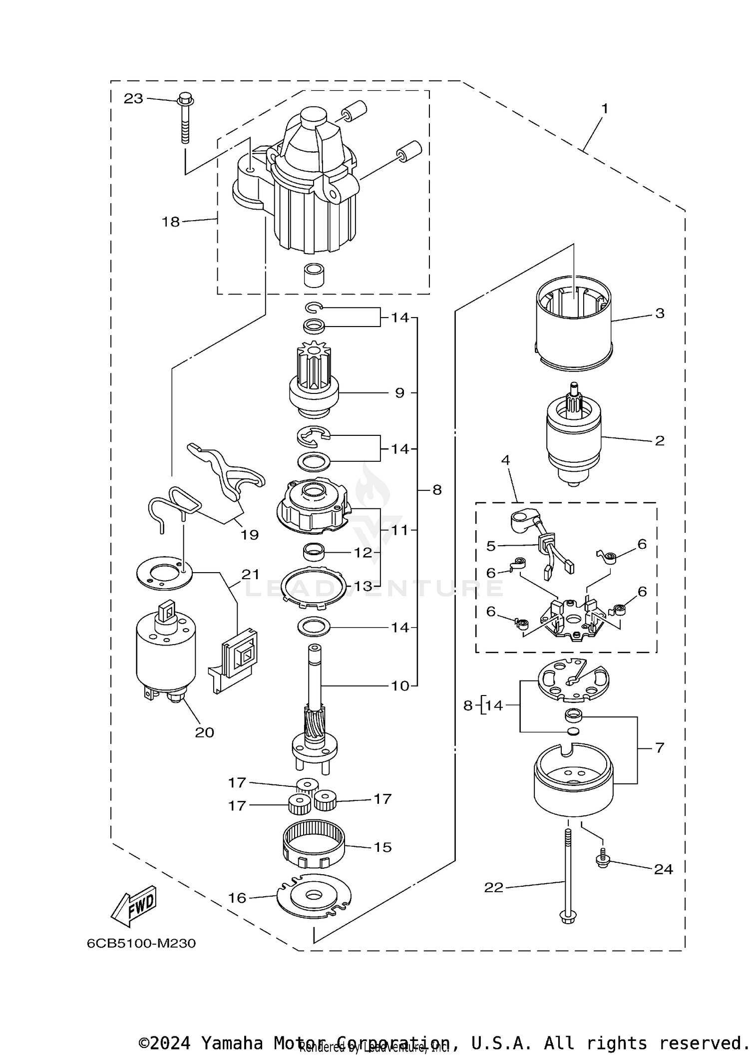 STARTING MOTOR