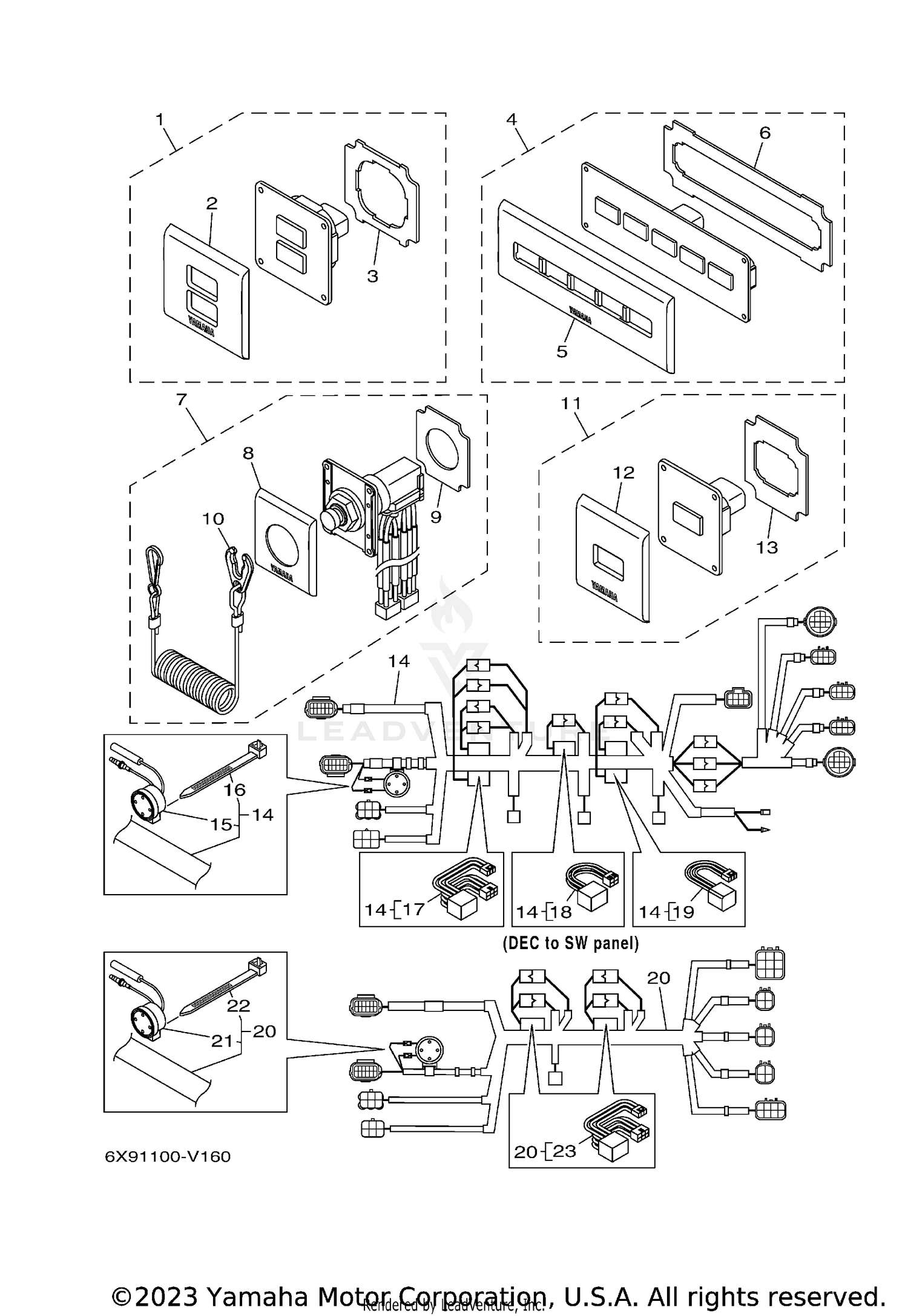 SWITCH PANEL 5 (EKS, QUINT)
