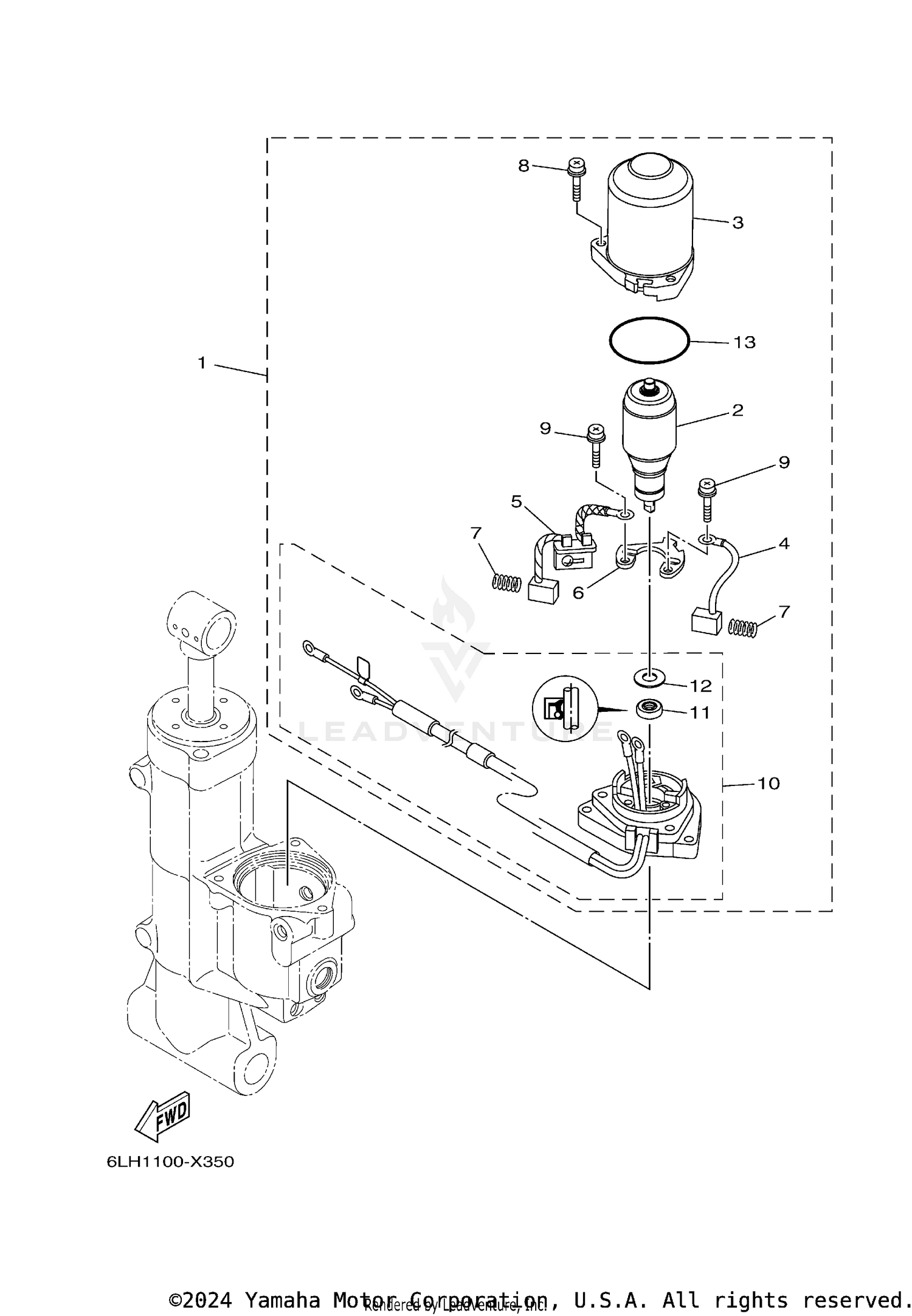 POWER TRIM TILT ASSY 2