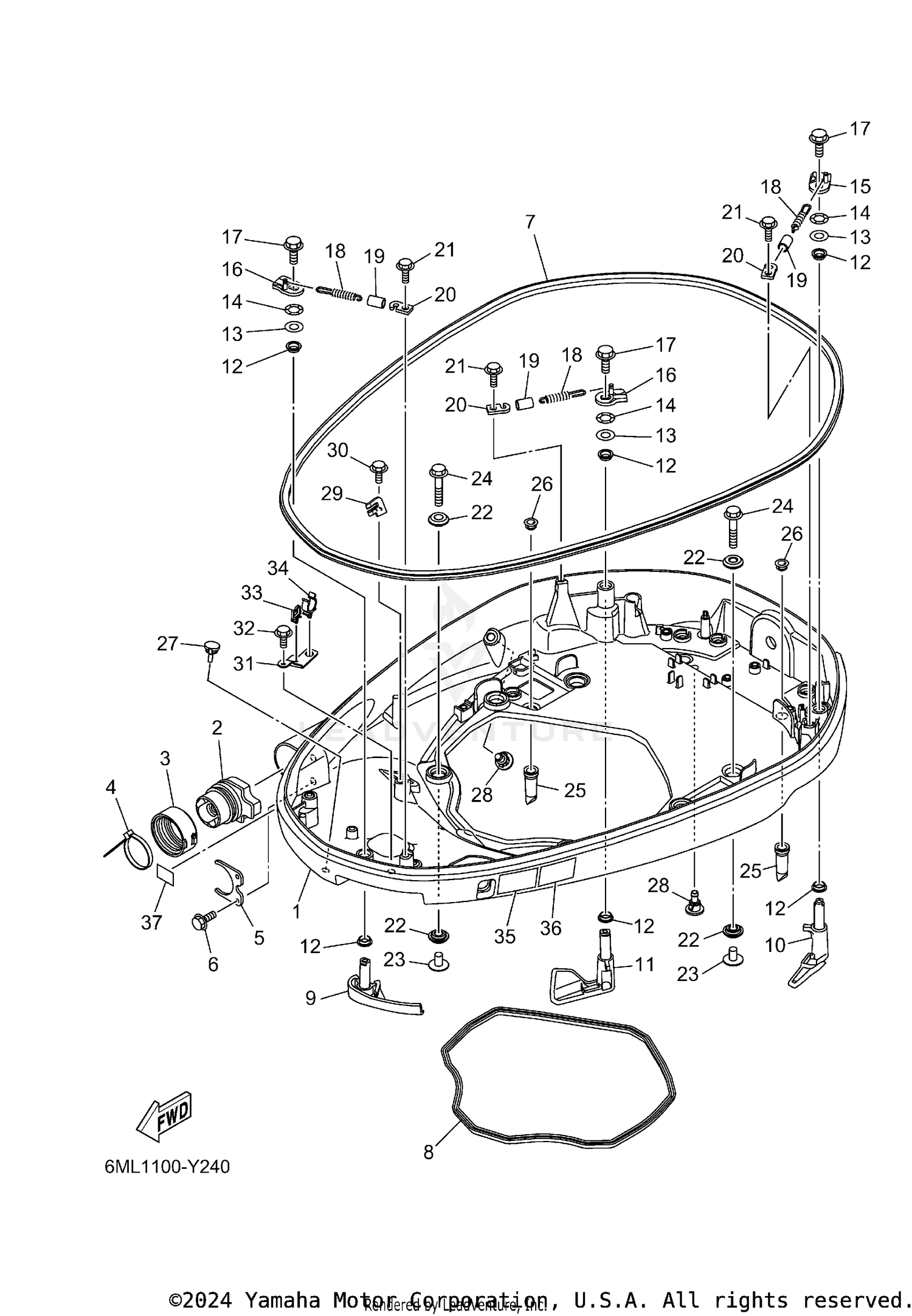 BOTTOM COWLING 1