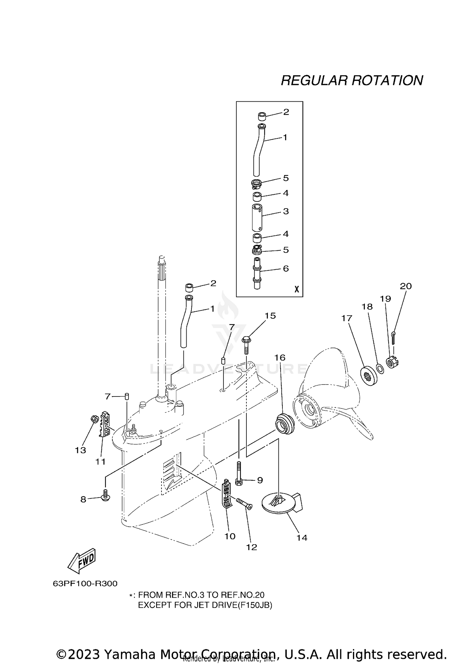 LOWER CASING DRIVE 2