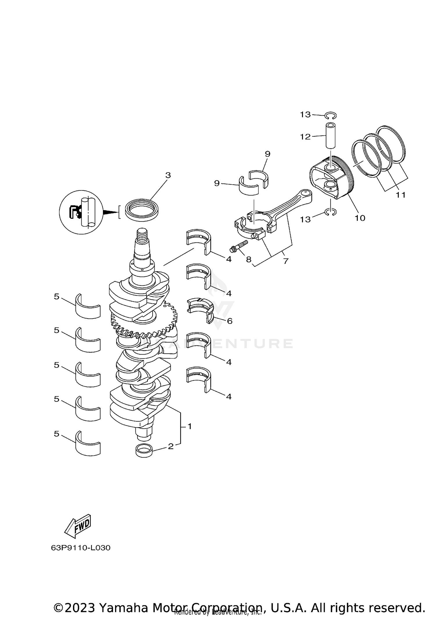 CRANKSHAFT PISTON