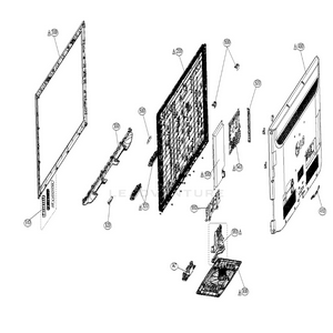 Carte Mère TV LG 42LD450/42LD465 - EAX63026601 - Occasion Fonctionnelle