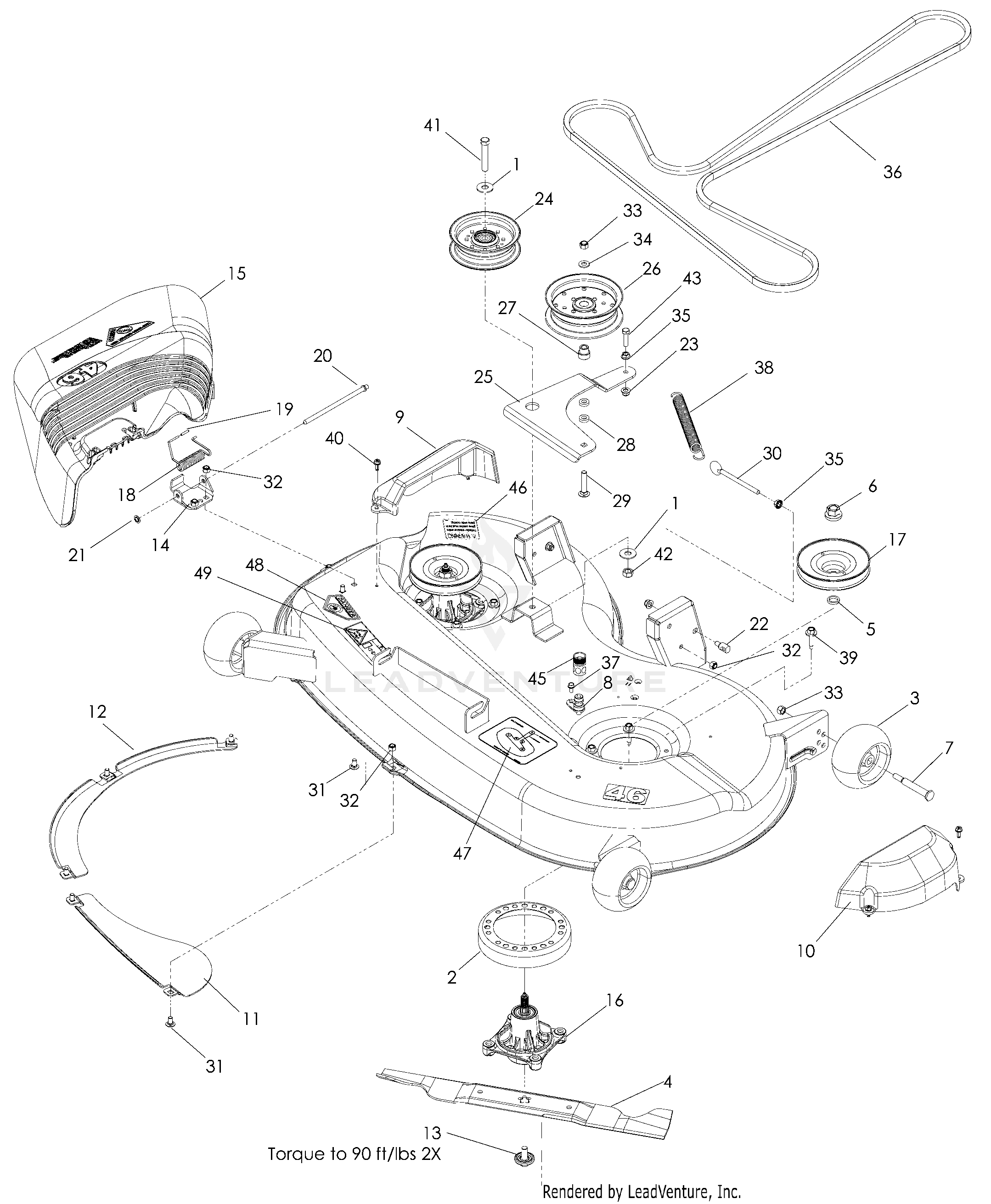 Husqvarna Z246 Drive Belt 539117245 OEM